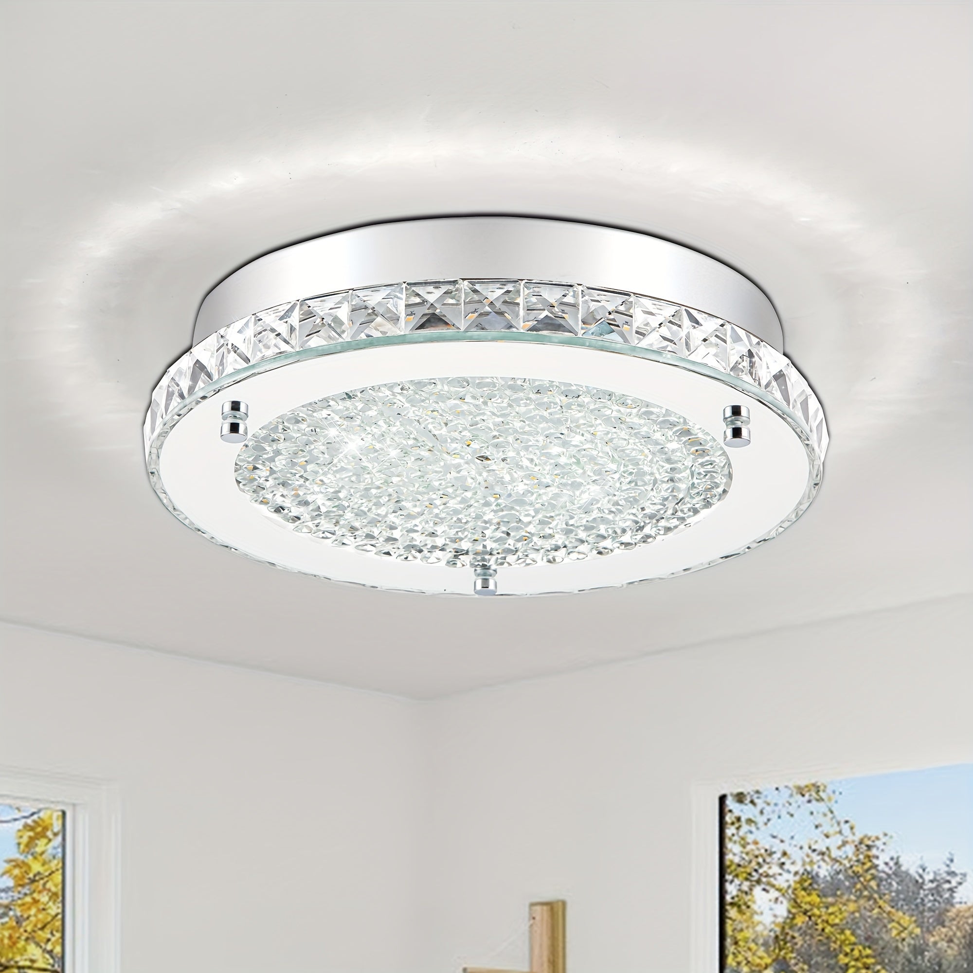 Crystal Ceiling Light Kitchen Lighting Fixtures Ceiling Led Lights for Room Ceiling