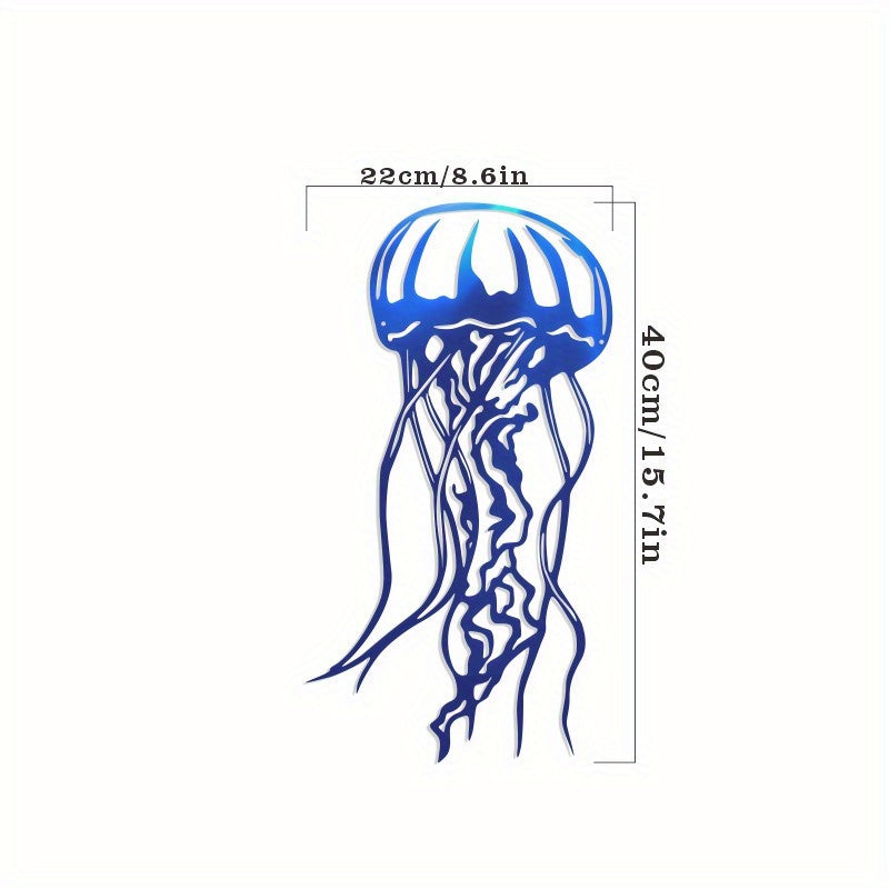 Tropical Metal Sailfish Wall Art - 1pc Wrought Iron Silhouette Sculpture - Interior Wall Home Decor, Christmas Gift