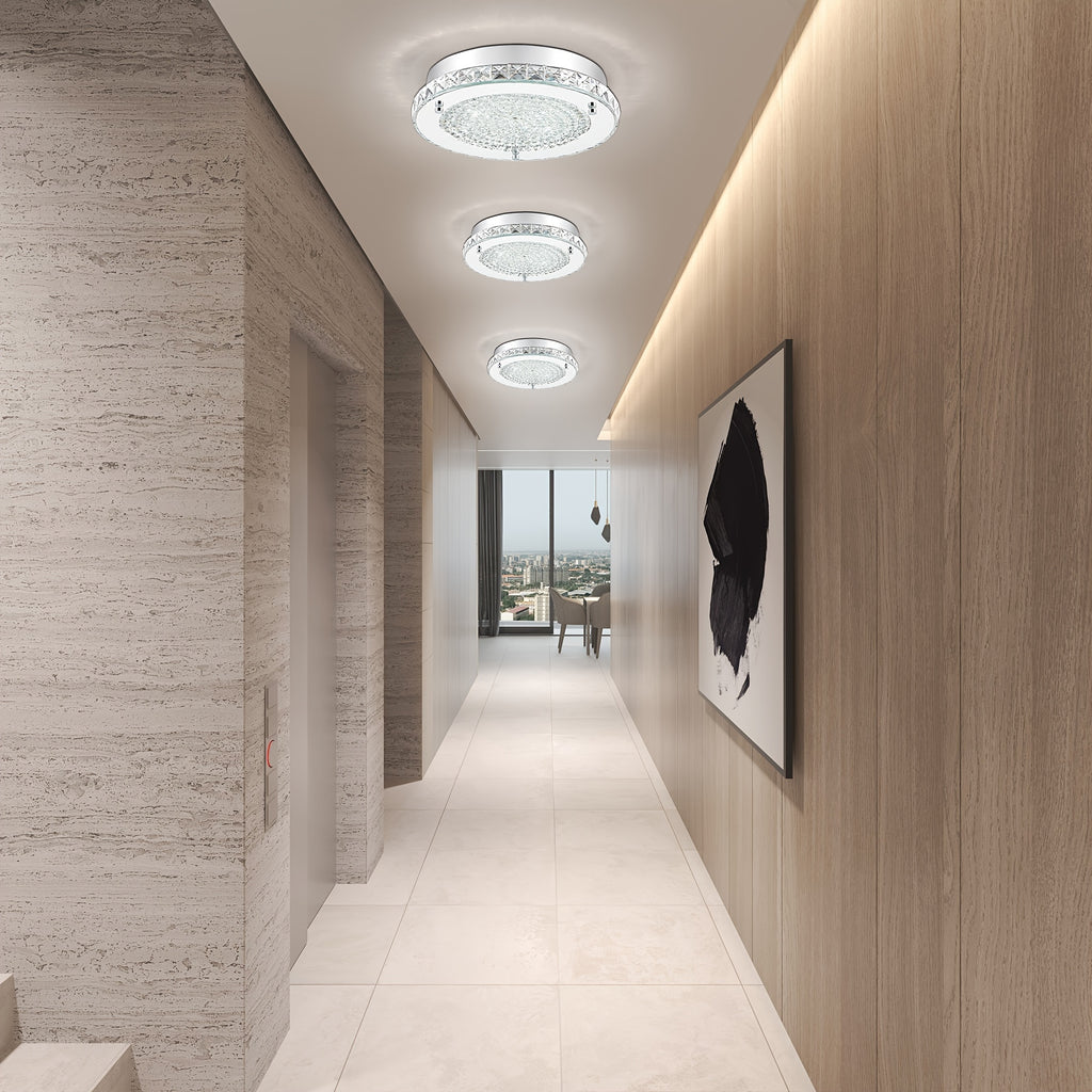 Crystal Ceiling Light Kitchen Lighting Fixtures Ceiling Led Lights for Room Ceiling