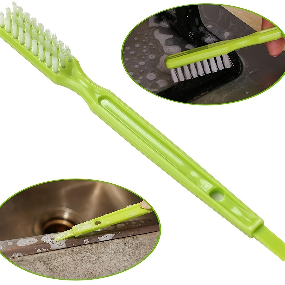 4pcs Grout Cleaning Brush Set with Handle - Durable Nylon & Food-Grade PP, Reusable Tile Joint Scrubber for Kitchens, Bathrooms, Windows - Includes Water Flosser, Charging Cable & Extra Heads, Bathroom Cleaning Tools