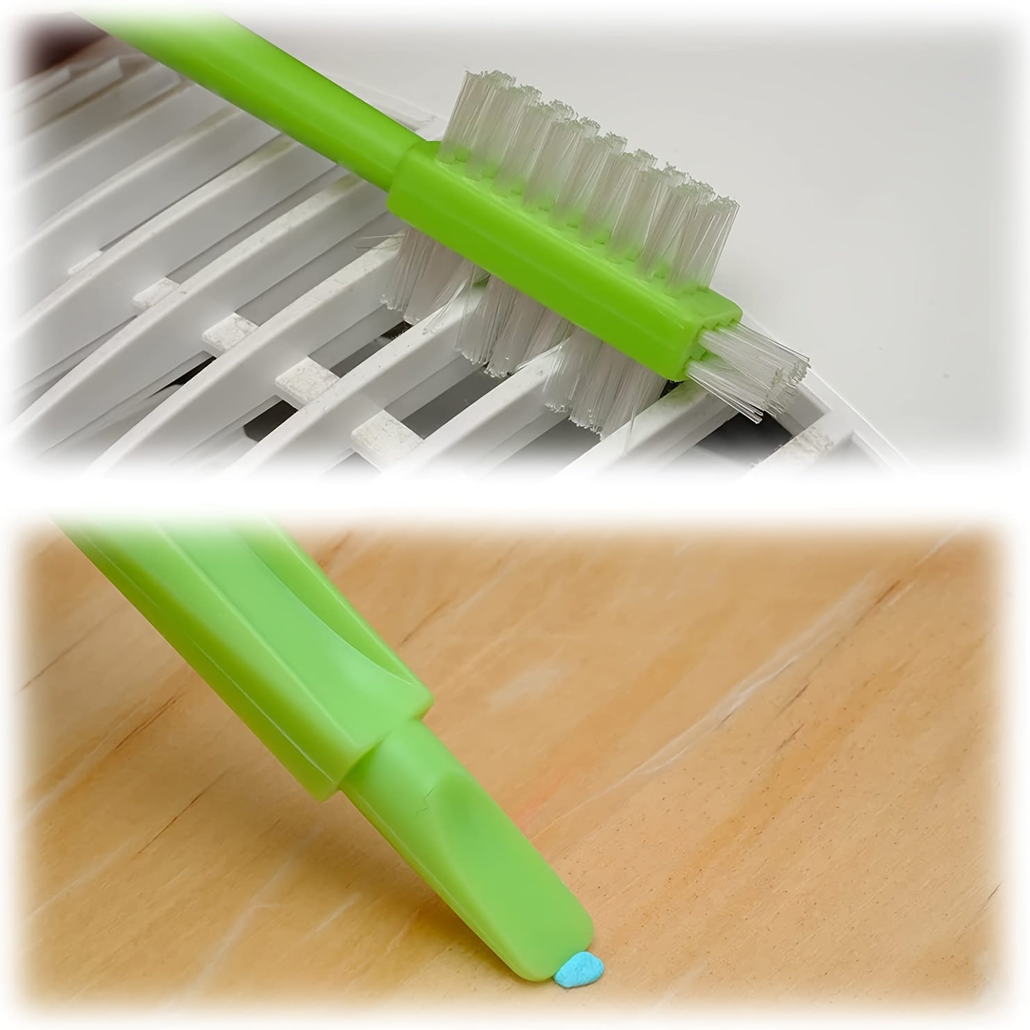 4pcs Grout Cleaning Brush Set with Handle - Durable Nylon & Food-Grade PP, Reusable Tile Joint Scrubber for Kitchens, Bathrooms, Windows - Includes Water Flosser, Charging Cable & Extra Heads, Bathroom Cleaning Tools